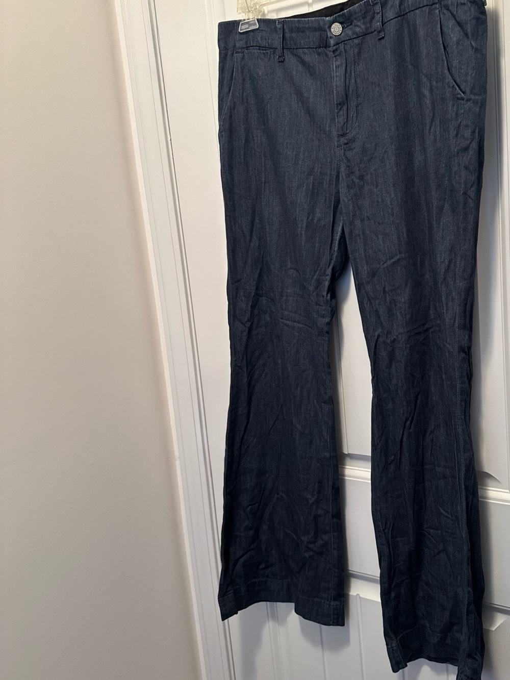 Banana Republic Women’s Size 12 Dark Wash Trouser Jeans Bootcut Stretch